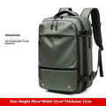 19" Travel Backpack - Waterproof Business Laptop Bag with Vacuum Compression
