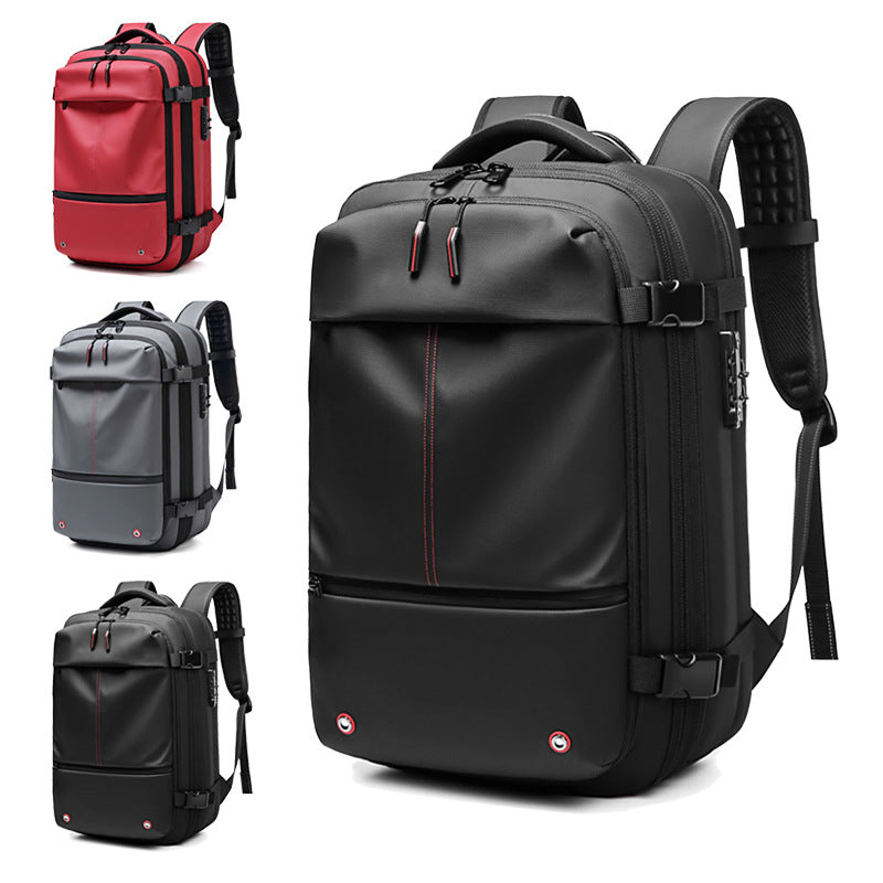 19" Travel Backpack - Waterproof Business Laptop Bag with Vacuum Compression