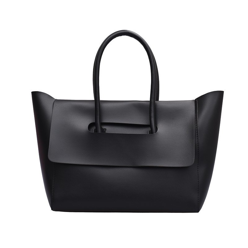Retro Tote Shoulder Bag – Large Capacity PU Leather Handbag for Women