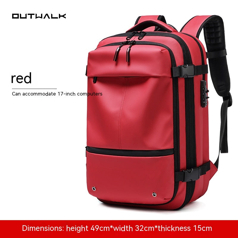 19" Travel Backpack - Waterproof Business Laptop Bag with Vacuum Compression