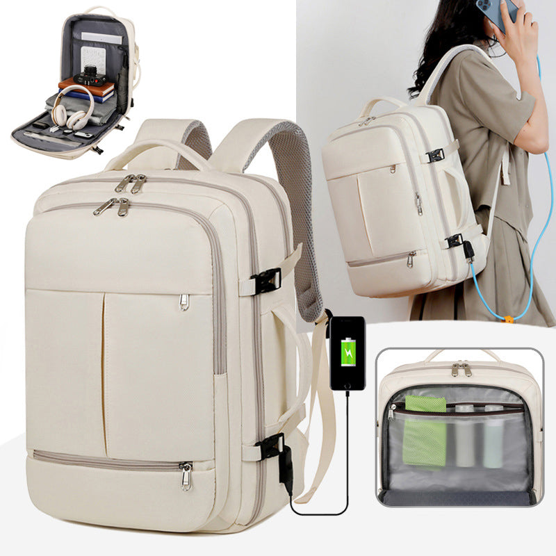 Large Capacity Waterproof Backpack – 15.6" Laptop Bag for Work, Travel & Everyday Use